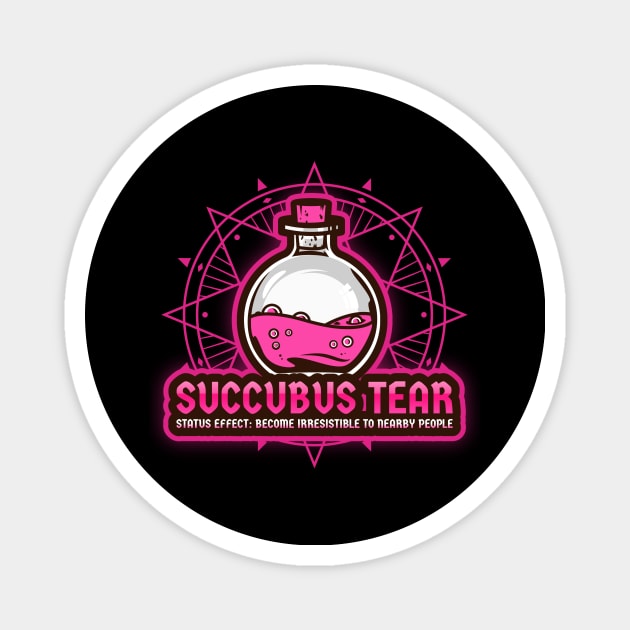 Succubus Tear Magical Potion Magnet by OldCamp